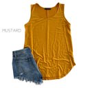 Small Mustard Flowy Tank | S-XL | Sleeveless | Layering Essential | Multiple Colors