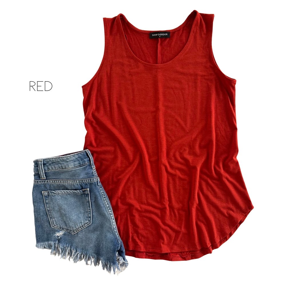 Flowy Tank | S-XL | Sleeveless | Layering Essential | Multiple Colors