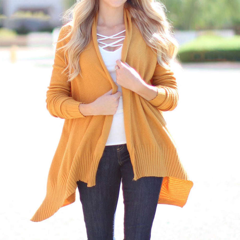 Ultra Soft Draped Sweater Cardigan | S-XL | Ultra-Soft Quality | Draped Design | Staple Wardrobe Item | Ideal for Layering