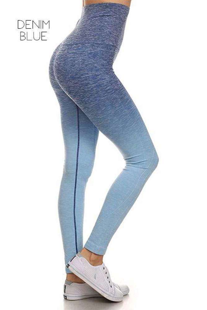 High Waist Ombre Leggings | High Waist | Ombre Design