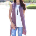  Vest Cardigan | S-M | Soft Drape | Versatile Layer | Flexible Fit