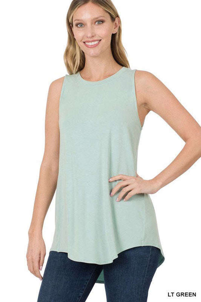 Flowy Scoop Neck Tank | S-XL | Versatile Layering Piece | Soft & Stretchy Fabric | Everyday Essential