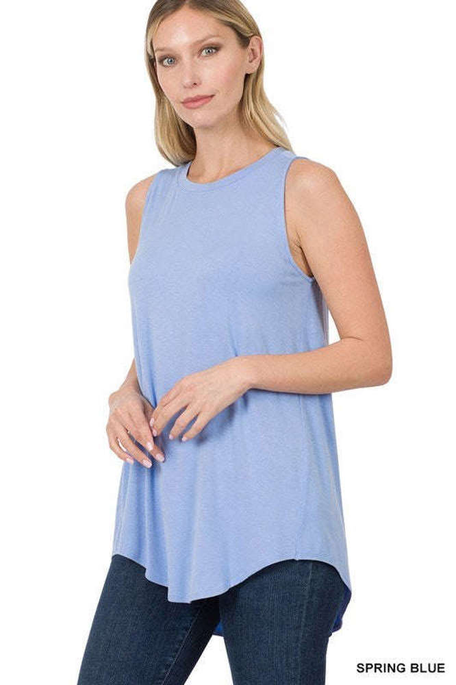 Flowy Scoop Neck Tank | S-XL | Versatile Layering Piece | Soft & Stretchy Fabric | Everyday Essential