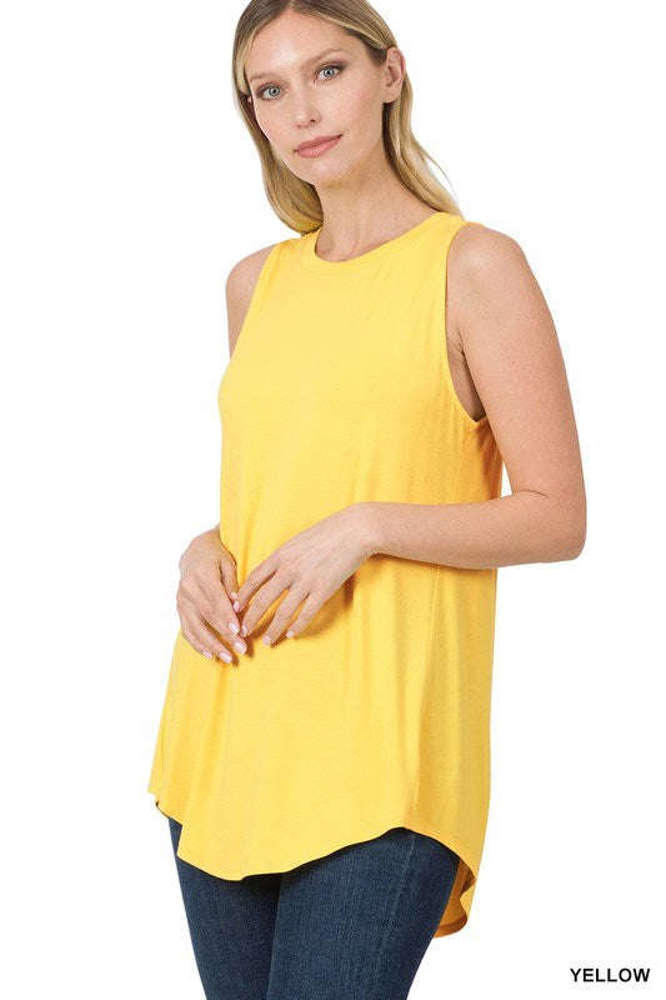 Flowy Scoop Neck Tank | S-XL | Versatile Layering Piece | Soft & Stretchy Fabric | Everyday Essential