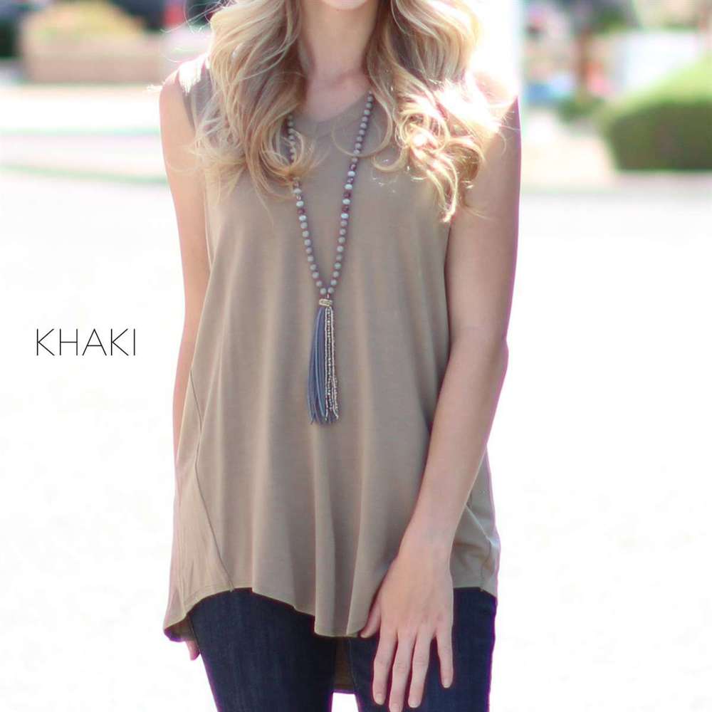 Flowy Tank | S-XL | Favorite Go-To Style | Sleeveless Design | Perfect for Layering | Available in More Colors