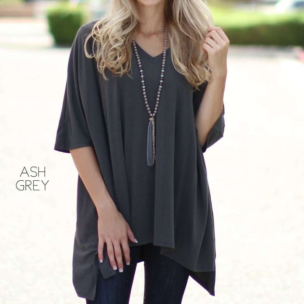 Side Slit Top | S-XL | Versatile and Stylish | Chic Design | Perfect with Jeans, Leggings, or Skirts