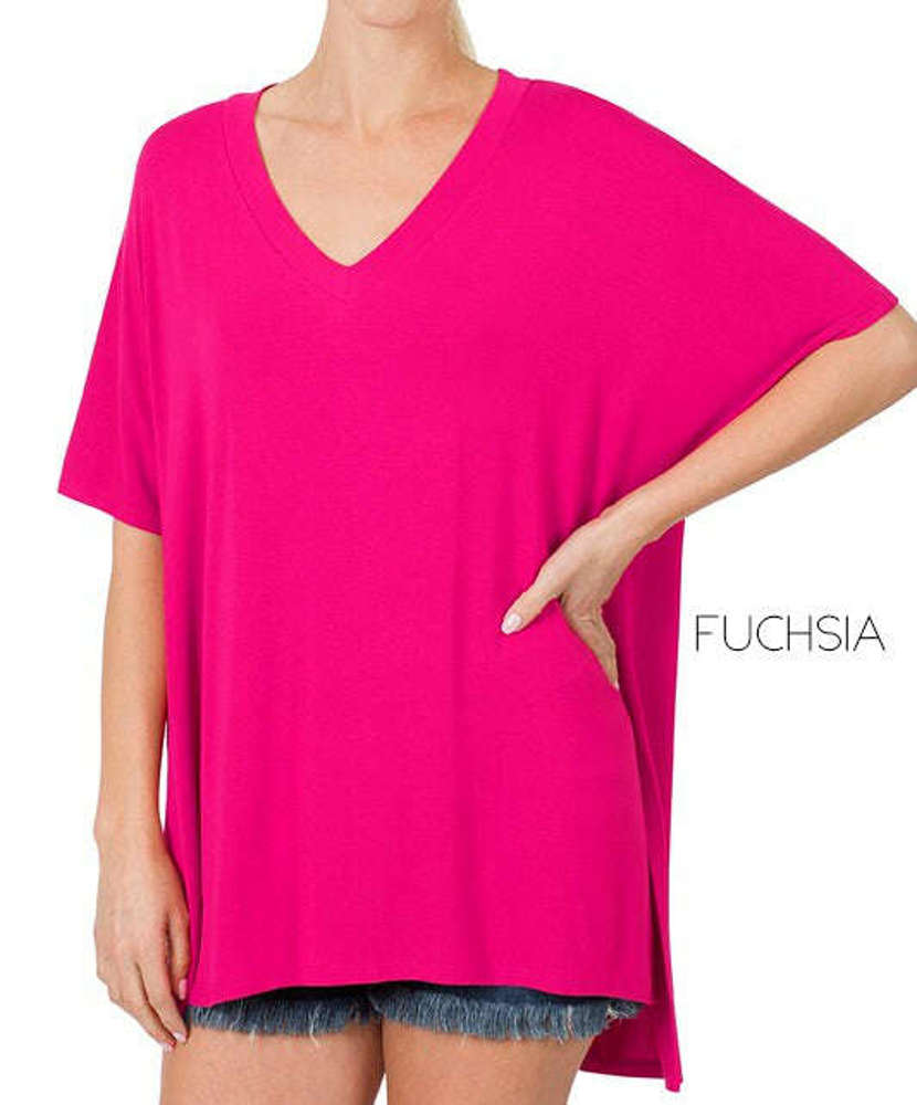 Side Slit Top | S-XL | Versatile and Stylish | Chic Design | Perfect with Jeans, Leggings, or Skirts