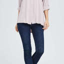  Relaxed Roll Sleeve Blouse | S-XL | Casual & Chic | Snap Buttons | Pocket Details | Roll-Tab Sleeves