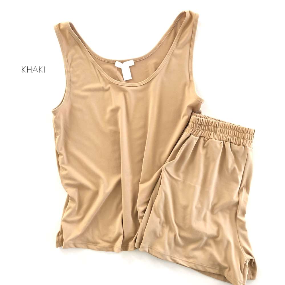 Tank Lounge Set | S | Ultra-Soft Fabric | Cozy Shorts & Tank Combo | Perfect for Relaxing