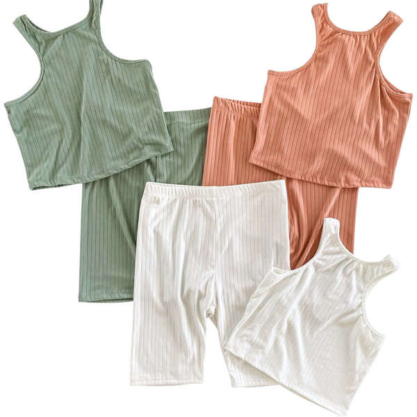 Ultra Soft Ribbed Shorts Set | S-L | Cozy Ribbed Fabric | Matching Top and Shorts | Perfect for Lounging