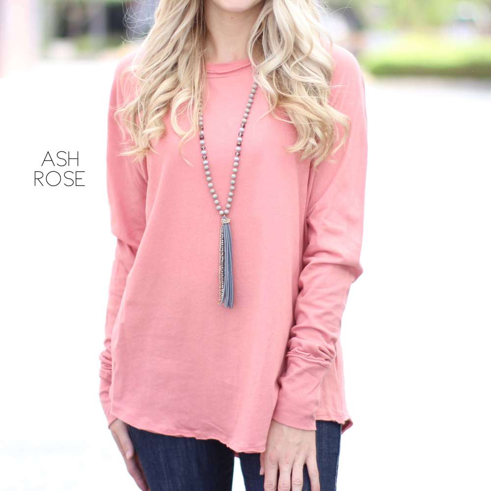 Thumbhole Flowy Tunic | S-XL | Thumbhole Design | 100% Cotton | Cold-Weather Favorite