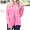 Large Desert Rose Thumbhole Flowy Tunic | S-XL | Thumbhole Design | 100% Cotton | Cold-Weather Favorite