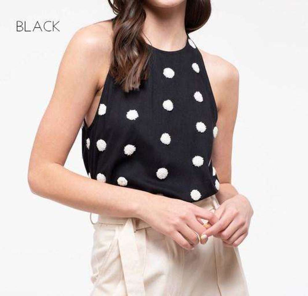 Dot Tank | S-L | Sleeveless Design | Playful Dot Pattern | Everyday Favorite