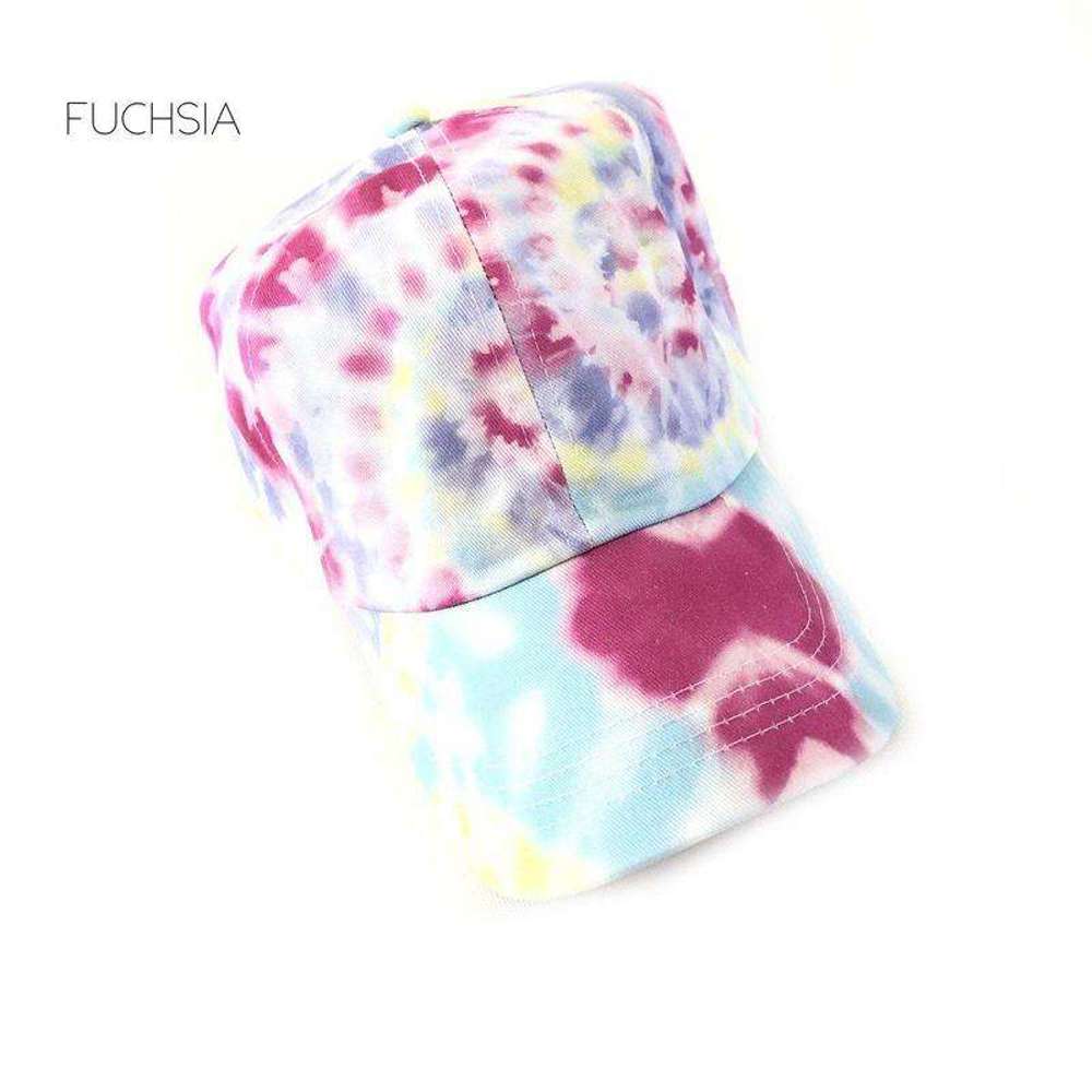 Tie-Dye Hat | One Size | Adjustable Back Strap | 100% Cotton