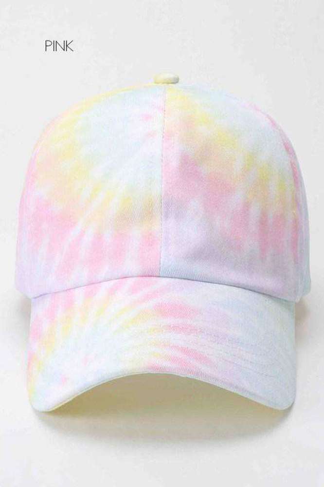 Tie-Dye Hat | One Size | Adjustable Back Strap | 100% Cotton