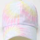 Pink Tie-Dye Hat | One Size | Adjustable Back Strap | 100% Cotton