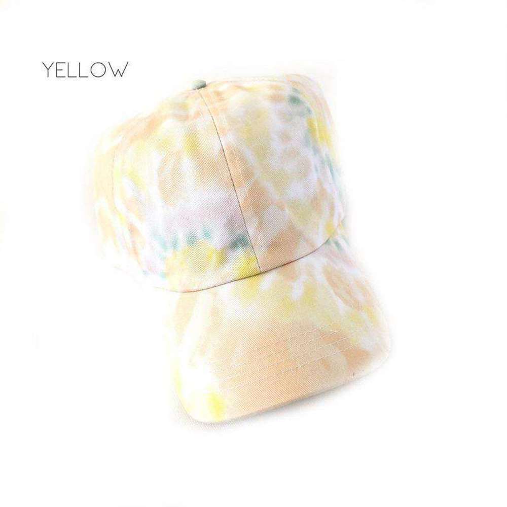 Tie-Dye Hat | One Size | Adjustable Back Strap | 100% Cotton