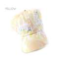 Yellow Tie-Dye Hat | One Size | Adjustable Back Strap | 100% Cotton