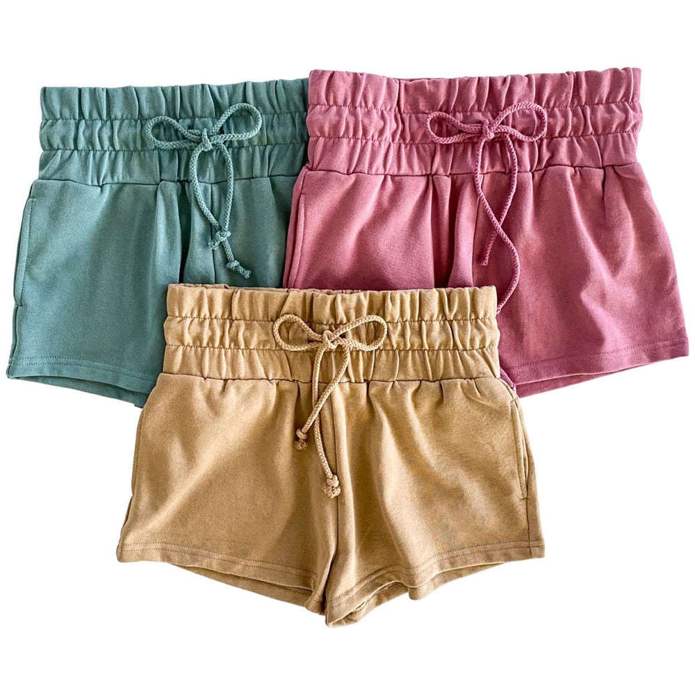 Wide Band Shorts | S-L | Lightweight French Terry | Adjustable Drawstrings | Warm-Weather Essential