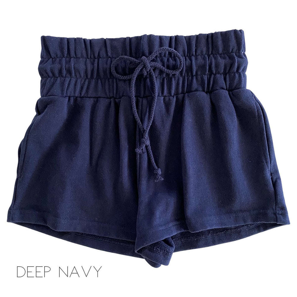 Wide Band Shorts | S-L | Lightweight French Terry | Adjustable Drawstrings | Warm-Weather Essential