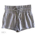 Medium Grey Wide Band Shorts | S-L | Lightweight French Terry | Adjustable Drawstrings | Warm-Weather Essential