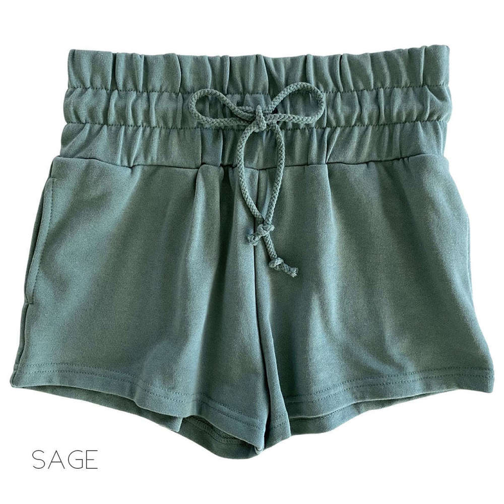 Wide Band Shorts | S-L | Lightweight French Terry | Adjustable Drawstrings | Warm-Weather Essential