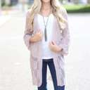  Crochet Knit Open Cardi | Longer Length | Available in Multiple Colors