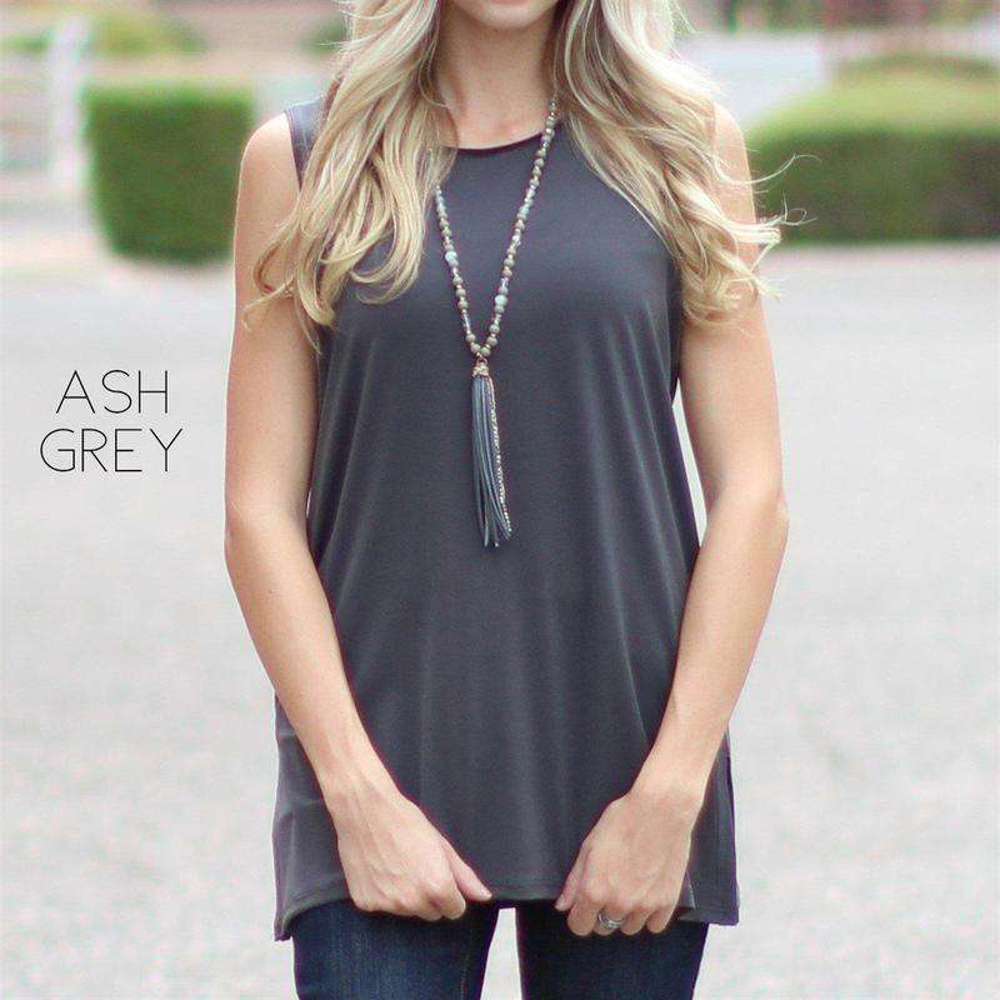 Side Slit Layering Tank | S-3XL | Sleeveless Design | Perfect for Layering | Everyday Essential