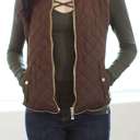  Quilted Vest | S-L | Perfect Layering Piece | Side Zippered Pockets | Knit Side Panel | On-Trend Style