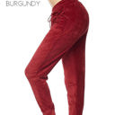 Large Red Ultra Soft Velour Joggers | S-3XL | Ultra Soft Fabric | Great Quality | Staple All Year Long | Available in 4 Colors