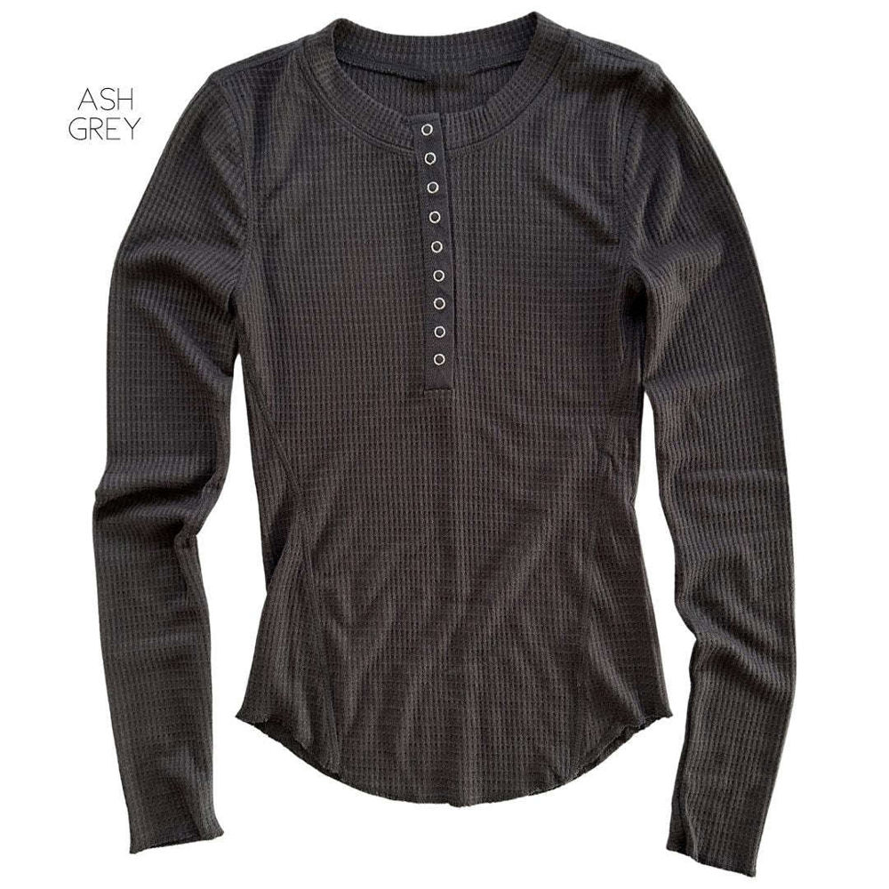 Trending Waffle Henley | S-XL