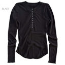 Large Black Trending Waffle Henley | S-XL