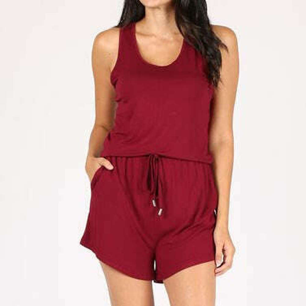 Ultra Soft Romper | S-XL | Comfortable and Stylish | Drawstring Waist | Functional Pockets | Easy to Dress Up or Down