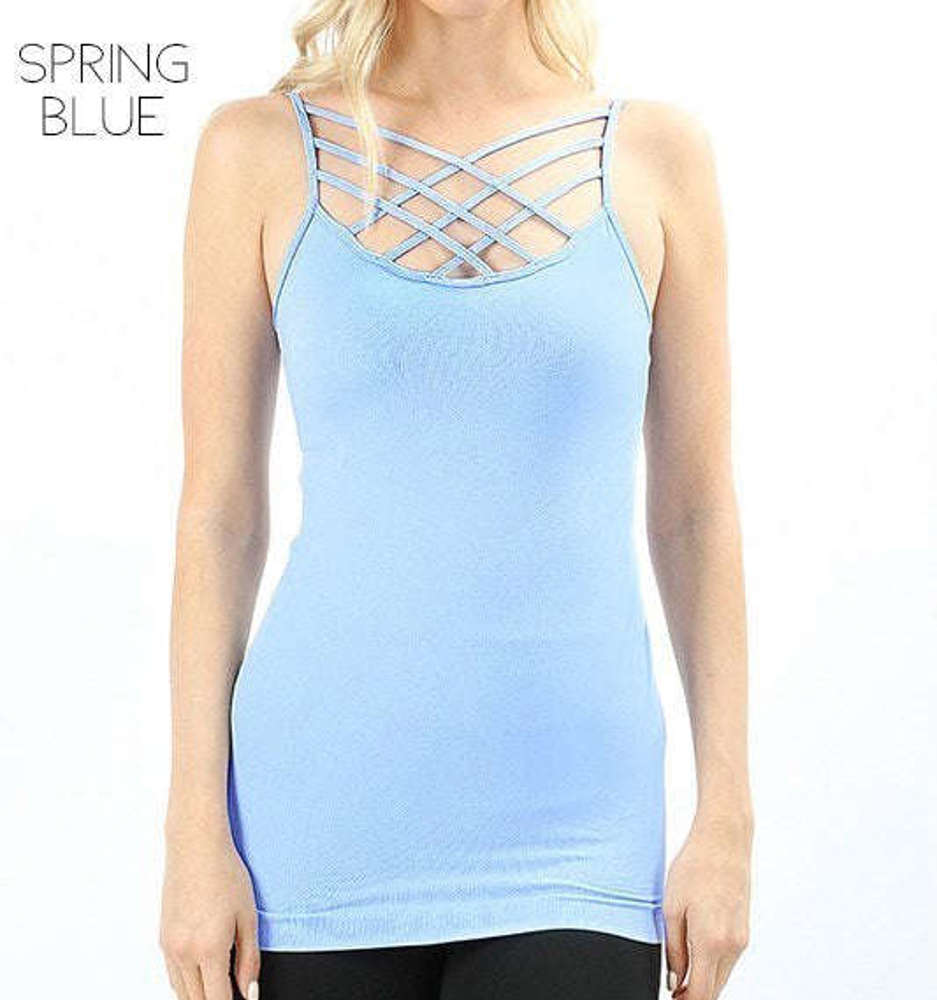 Cross Front Cami | S-3XL | Stylish Cross Front Design | Comfortable Fit | Perfect for Layering