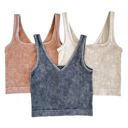  Reversible Cropped Tank | S/M-L/XL | Ribbed | Two-Way Neckline