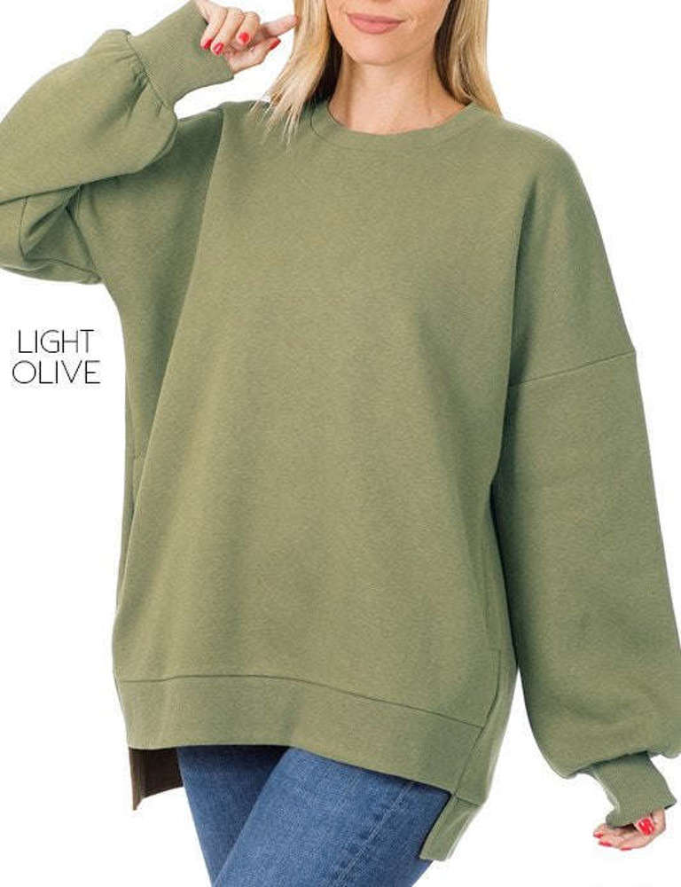 Tunic Sweatshirt | S-XL | Ultra-Soft Fabric | Comfortable Oversized Fit | Ideal Length for Leggings | Perfect for Everyday Wear