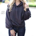 X-Small Ash Grey Trending Oversized Hoodie | Ultra-Soft Fabric | Cozy Oversized Fit | Casual Wardrobe Essential