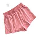 Large True Pink Ultra Soft Elastic Band Shorts | S-XL | On-Trend Design | Versatile Style | Ultra-Soft Stretchy Fabric | Great Price