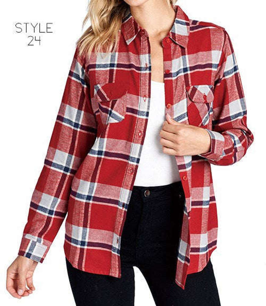 Plaid Shirts | S-L | Classic Layering Piece | Cozy Cotton Fabric | Fall Essential