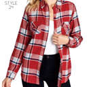 Medium Style 24 Plaid Shirts | S-L | Classic Layering Piece | Cozy Cotton Fabric | Fall Essential