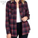 Large Style 25 Plaid Shirts | S-L | Classic Layering Piece | Cozy Cotton Fabric | Fall Essential