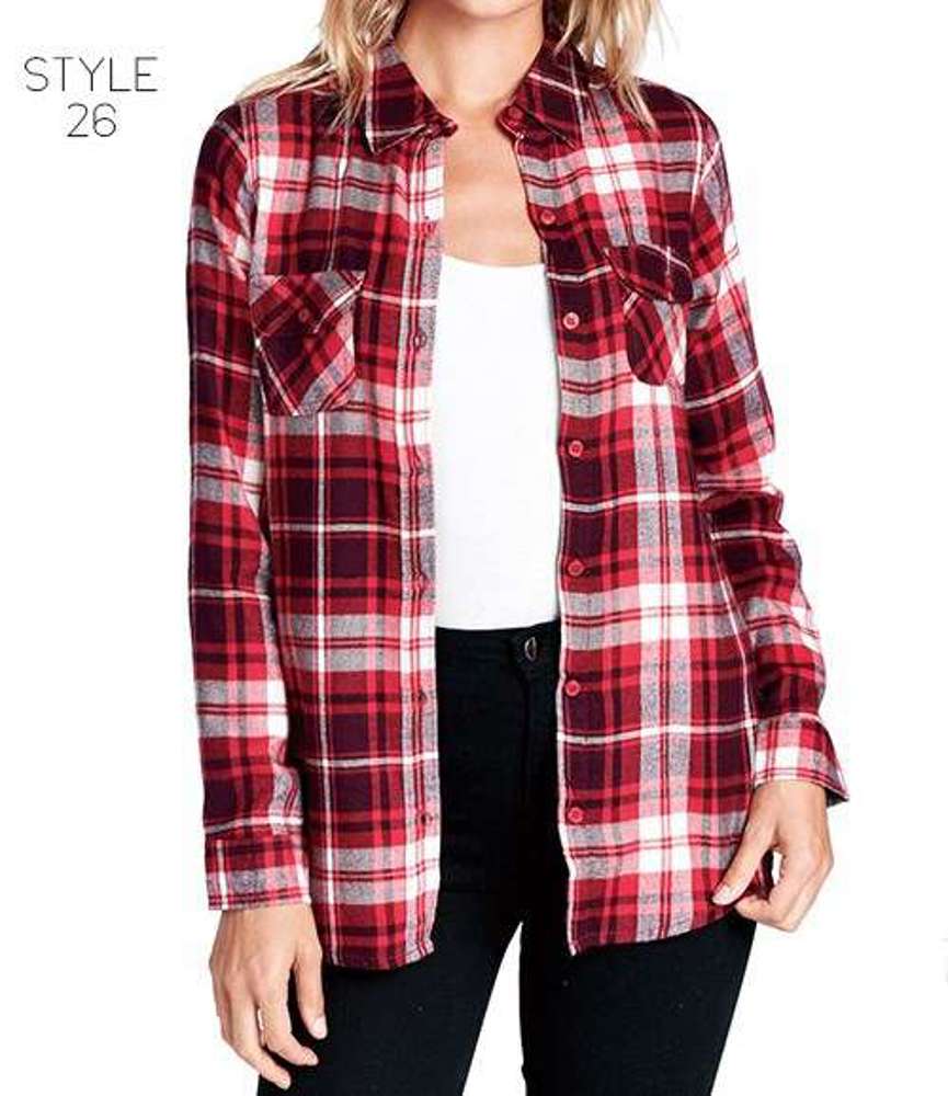 Plaid Shirts | S-L | Classic Layering Piece | Cozy Cotton Fabric | Fall Essential