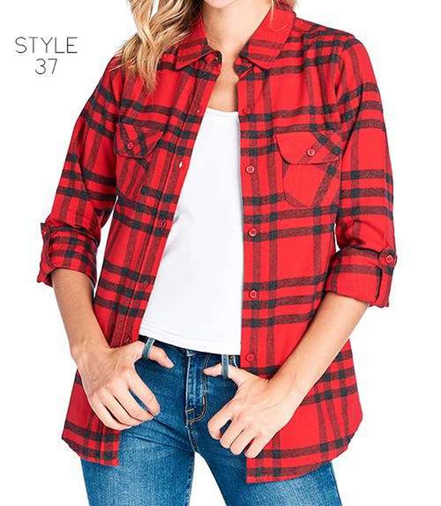 Plaid Shirts | S-L | Classic Layering Piece | Cozy Cotton Fabric | Fall Essential