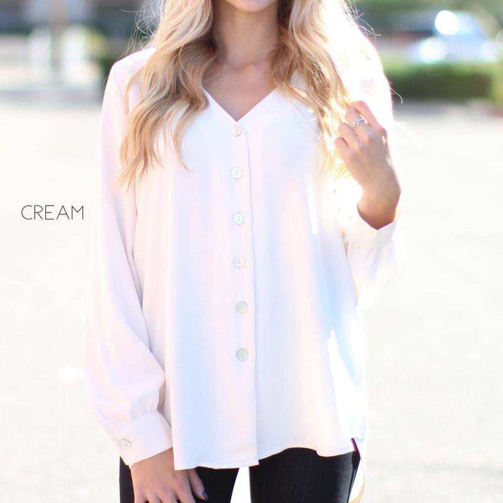 Classic Button Blouse | S-3XL | Perfect Classic Design | Detailed Buttons | Flowy Style | Staple Addition