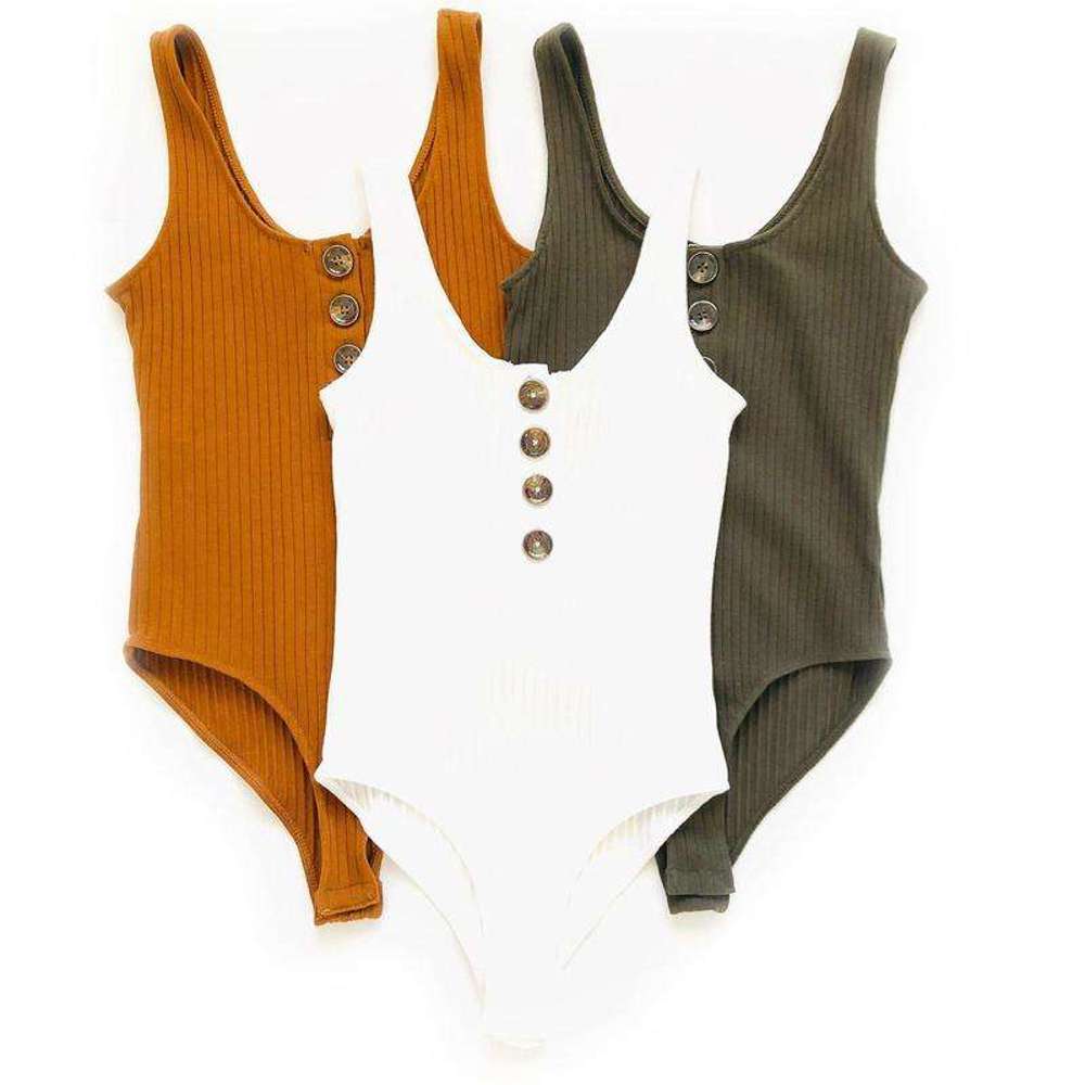 Layering Bodysuit | S-XL | Trendy Layering Style | Button Detailing | Ribbed Design | Snap Closure