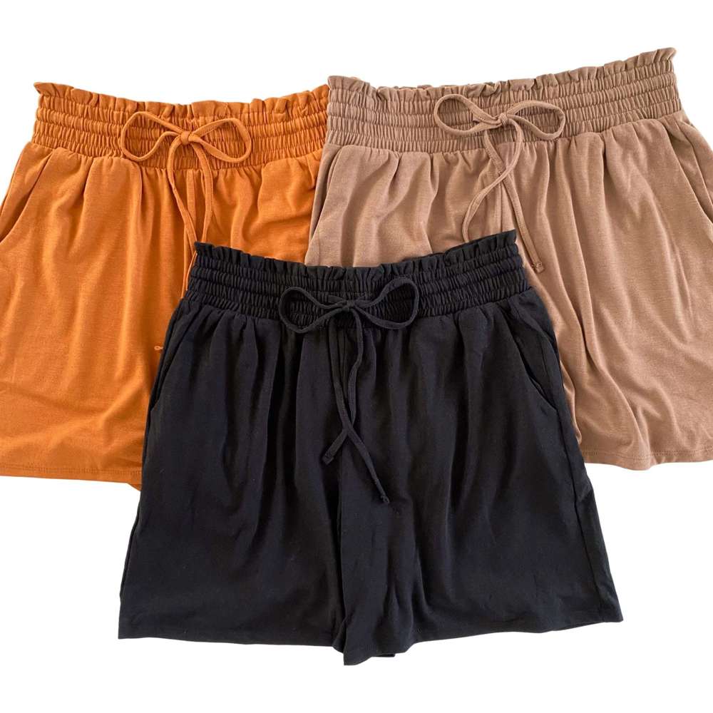 Flowy Lounge Shorts | S-XL | On-Trend Design | Comfortable Fit | Functional Pockets | Ultra-Soft Stretchy Fabric