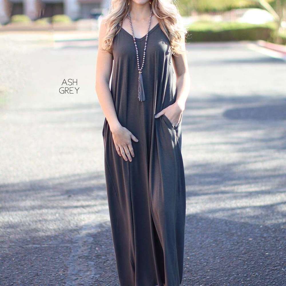 Pocket Maxi Tank Dress | S-XL | Pockets | Flattering Fit | Premium Fabric