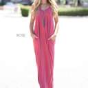 X-Small Rose Pocket Maxi Tank Dress | S-XL | Pockets | Flattering Fit | Premium Fabric