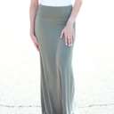  Solid Maxi Skirt | S-XL | Essential Wardrobe Staple | Fold Over Waistband | Premium Non-See-Through Fabric | Versatile Style