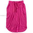 Large Magenta Everyday Skirt | S-3XL | Tulip Hem | Elastic Waistband | Pockets